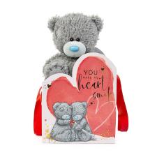 5" You Make My Heart Smile Me to You Bear In Bag