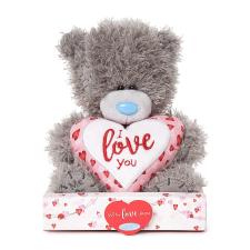 7" I Love You Padded Heart Me to You Bear