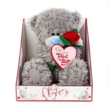 9" One I Love Flowers Verse Me to You Bear