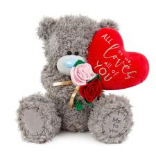 20" Flowers & Heart Balloon Me to You Bear