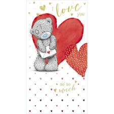 I Love You Me to You Bear Valentine&#39;s Day Card