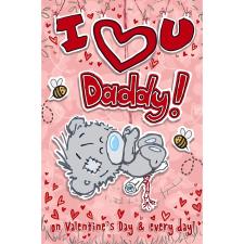 Daddy My Dinky Bear Me to You Bear Valentine&#39;s Day Card
