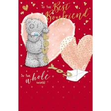 Best Boyfriend Me to You Bear Valentine&#39;s Day Card