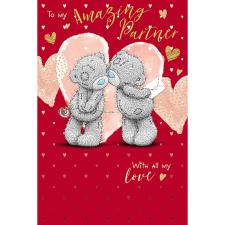 Amazing Partner Me to You Bear Valentine&#39;s Day Card