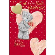 Best Husband Me to You Bear Valentine&#39;s Day Card