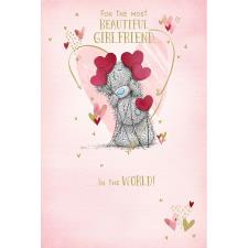 Beautiful Girlfriend Me to You Bear Valentine&#39;s Day Card