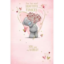 Beautiful Fiancee Me to You Bear Valentine&#39;s Day Card