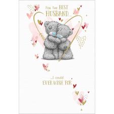 Best Husband Me to You Bear Valentine&#39;s Day Card