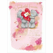 Wonderful Fianc&#233;e Me to You Bear Valentine&#39;s Day Card