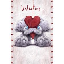 Hugging Heart Me to You Bear Valentine's Day Card