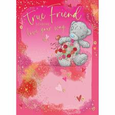 To a True Friend Me to You Bear Valentine&#39;s Day Card