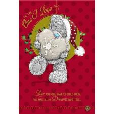 One I Love Pop Up Me to You Bear Christmas Card