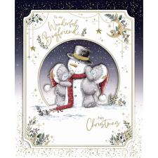 Wonderful Boyfriend Me to You Bear Boxed Christmas Card