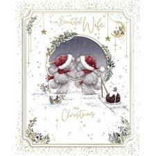 Beautiful Wife Me to You Bear Boxed Christmas Card