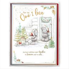 One I Love Me to You Bear Luxury Boxed Christmas Card