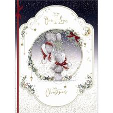 One I Love Me to You Bear Giant Luxury Boxed Christmas Card