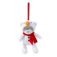 3" Dressed As Snowman Me to You Bear Plush Tree Decoration