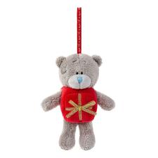 3&quot; Dressed As Present Me to You Bear Plush Tree Decoration