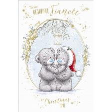 Beautiful Fianc&#233;e Handmade Me to You Bear Christmas Card