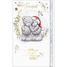 Gorgeous Fiancé Handmade Me to You Bear Christmas Card