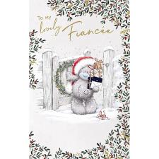 Lovely Fiancée Handmade Me to You Bear Christmas Card