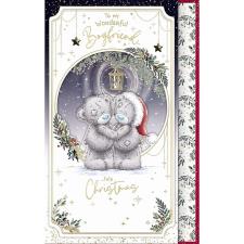 Wonderful Boyfriend Handmade Me to You Bear Christmas Card