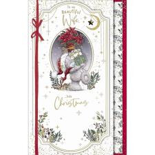Beautiful Wife Handmade Me to You Bear Christmas Card