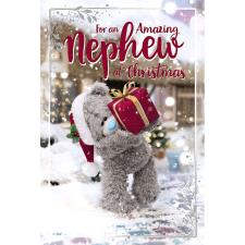 3D Holographic Amazing Nephew Me to You Bear Christmas Card