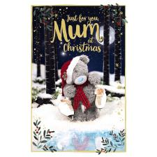 3D Holographic Mum Me to You Bear Christmas Card