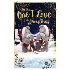 3D Holographic One I Love Me to You Bear Christmas Card