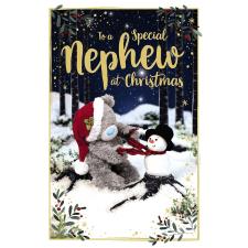 3D Holographic Nephew Me to You Bear Christmas Card