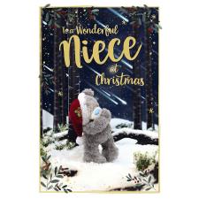3D Holographic Niece Me to You Bear Christmas Card