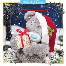3D Holographic Keepsake Holding Gift Me to You Bear Christmas Card