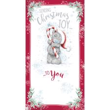 Sending Christmas Joy Me to You Bear Christmas Card