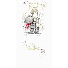 For A Special Friend Me to You Bear Christmas Card