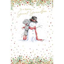 Special Great Grandson Me to You Bear Christmas Card