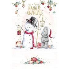 Nana & Grandad Me to You Bear Christmas Card