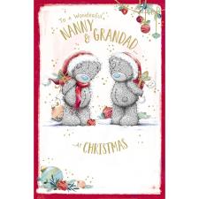 Nanny &amp; Grandad Me to You Bear Christmas Card