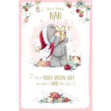 Nan Me to You Bear Christmas Card
