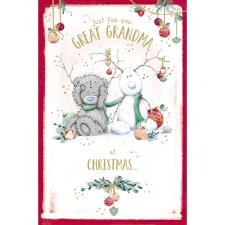 Great Grandma Me to You Bear Christmas Card