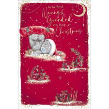 Best Nanny & Grandad Me to You Bear Christmas Card