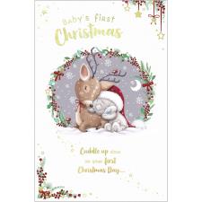 Baby's First Christmas Me to You Bear Christmas Card