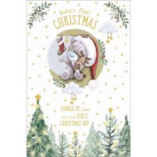 Baby&#39;s First Christmas Me to You Bear Christmas Card