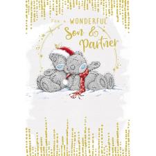 For A Wonderful Son & Partner Me to You Bear Christmas Card