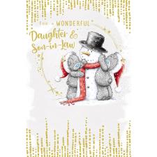 Daughter & Son-In-Law Me to You Bear Christmas Card
