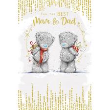 Best Mam &amp; Dad Me to You Bear Christmas Card