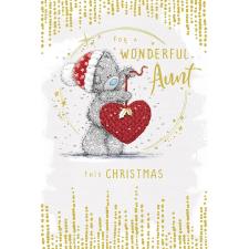 Wonderful Aunt Me to You Bear Christmas Card