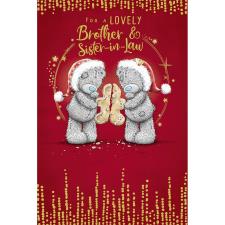 Brother &amp; Sister-In-Law Me to You Bear Christmas Card