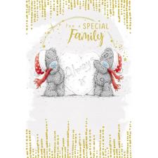 For A Special Family Me to You Bear Christmas Card