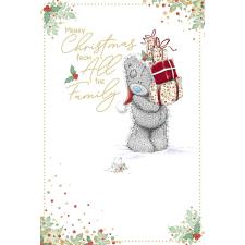 From All the Family Me to You Bear Christmas Card
